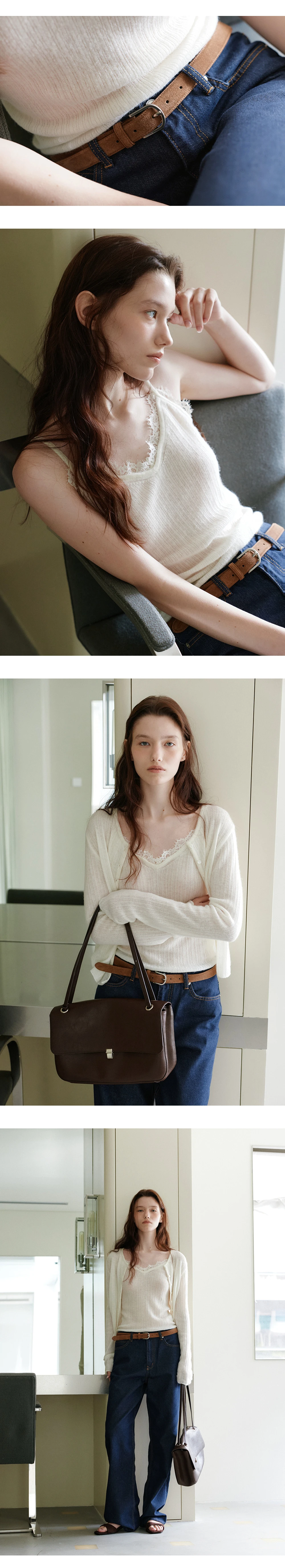 Suede belt_3colors