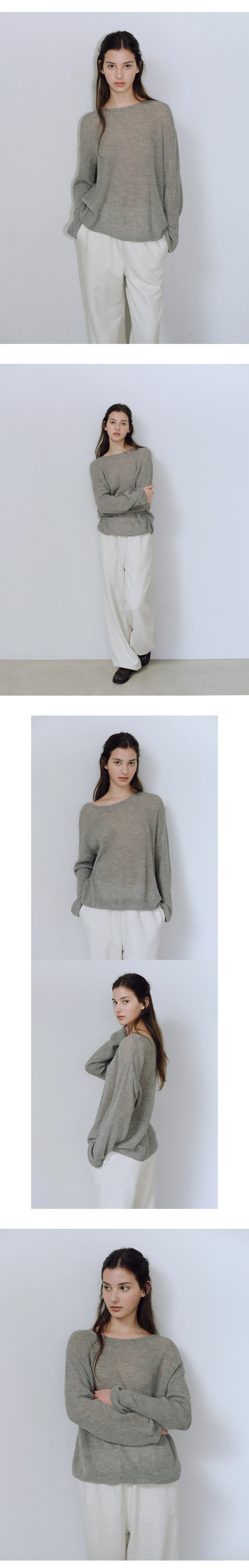 [1차 리오더] Lea wool boatneck knit_3colors